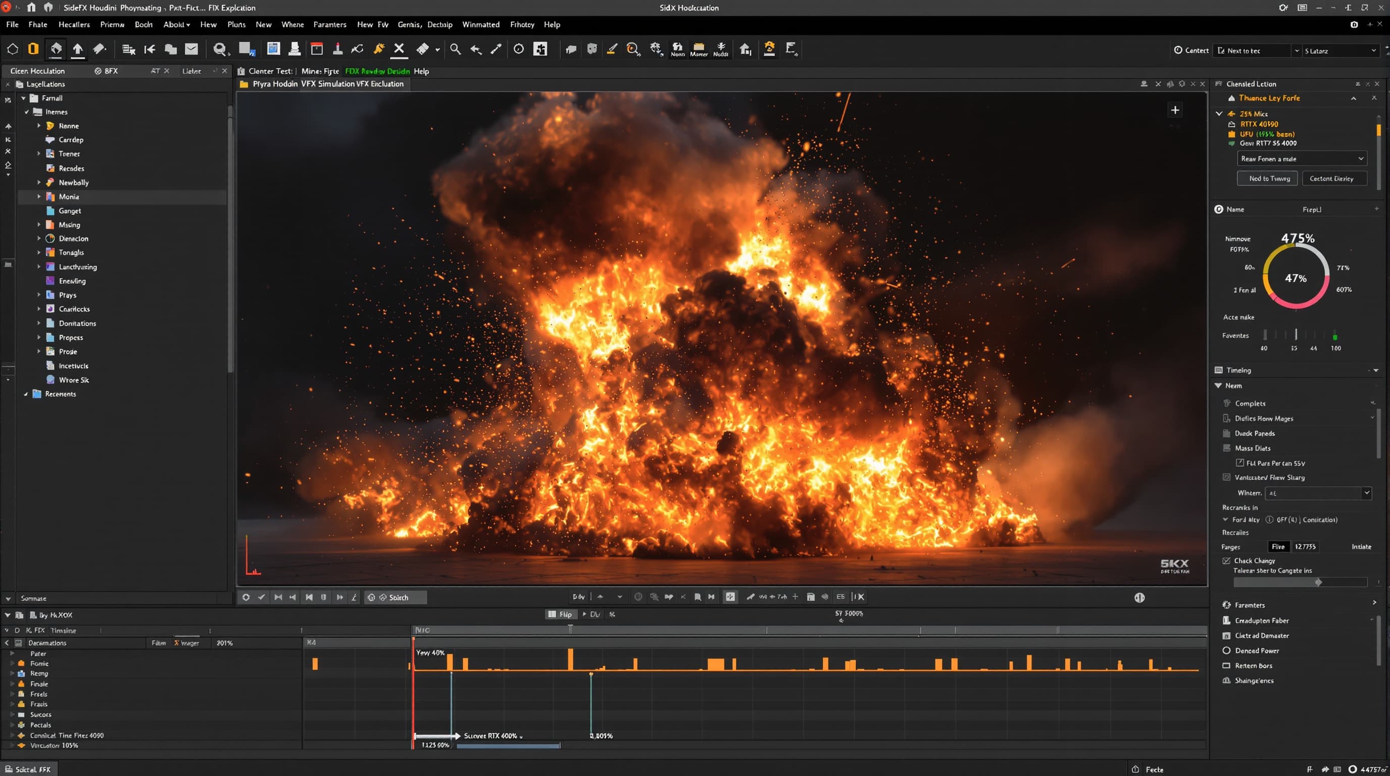 Explosion VFX Simulation