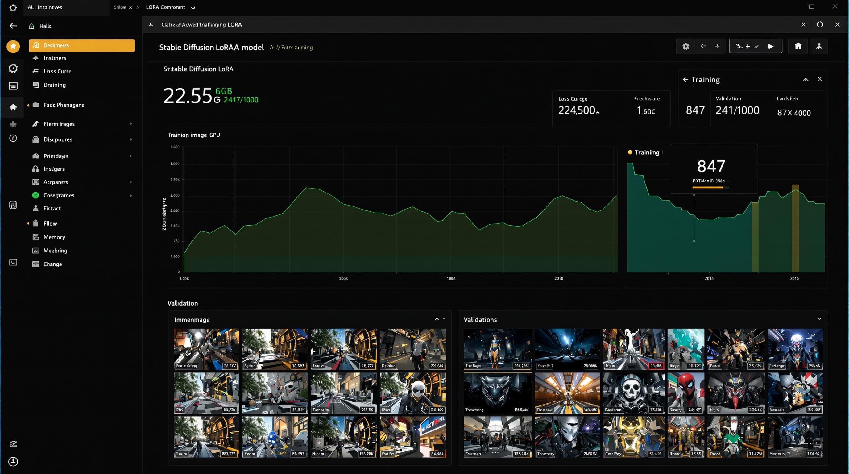 LoRA Model Fine-tuning